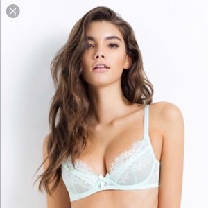 BNWT l’agent light blue Idalia bra 36D nonpadded